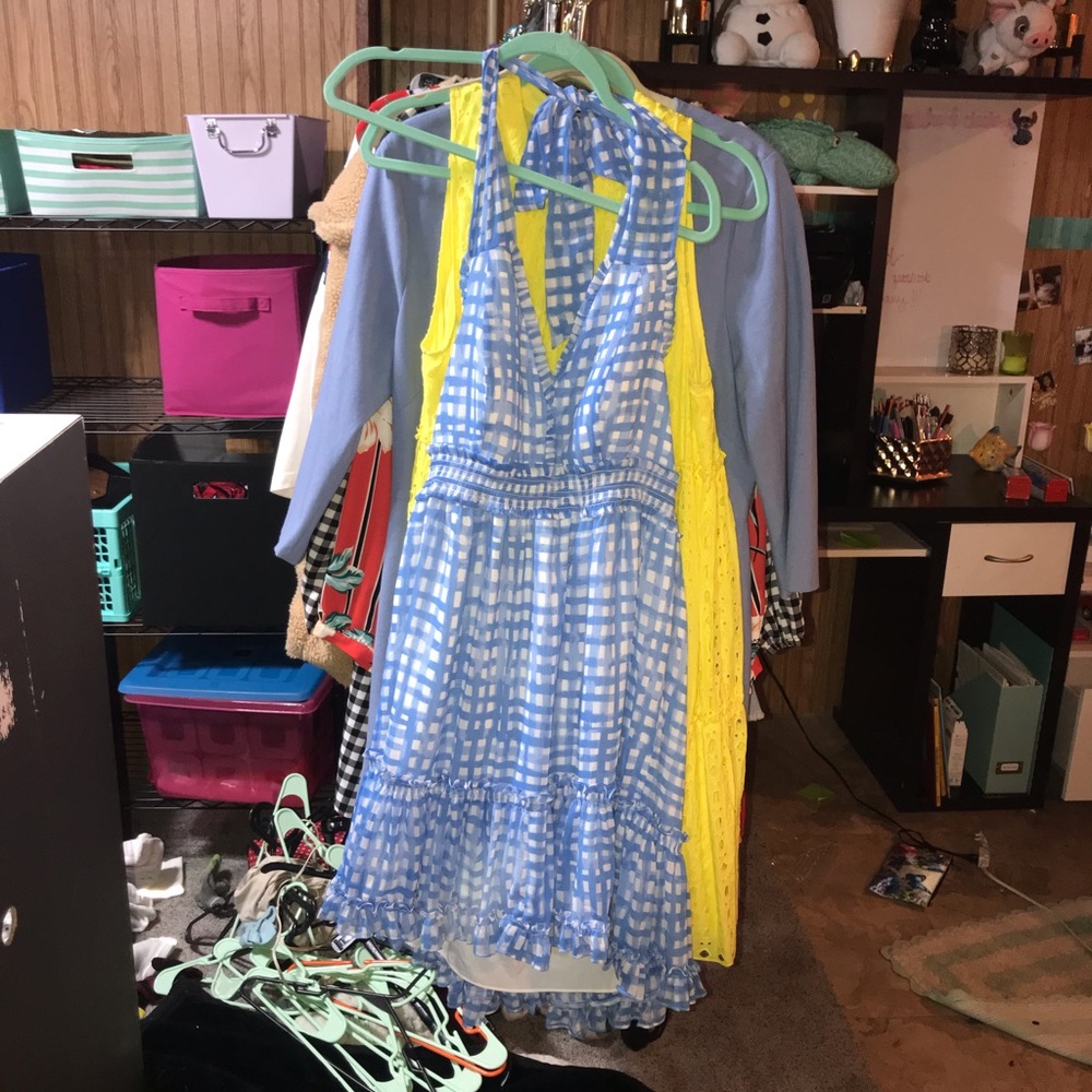 NWT Lilly Pulitzer Blue Gingham Dress
